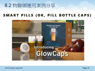 Page 312015 All rights reserved ®
8.2 物聯網應用案例分享
 