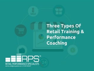 Retail Training with Performance Coaching | PDF