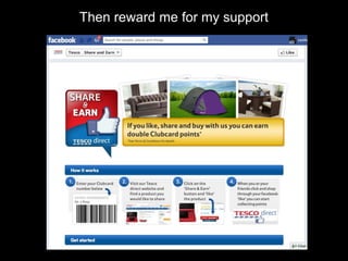 Then reward me for my support
 