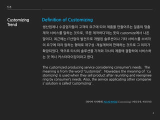 Customizing	
 
