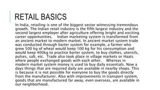Retail Practical Topic Retail tutorial | PPTX