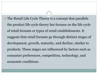 Retail Life Cycle Example retail unit 1 ppt.pptx.......................... | PPTX