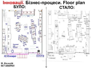 Інновації. Бізнес-процеси. Floor plan
Н. Колодій
067-6060965
БУЛО: СТАЛО:
 