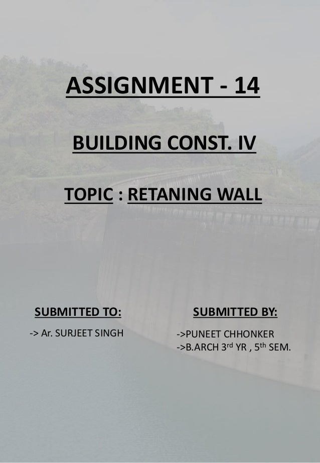 Retaining Wall