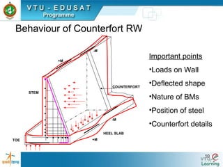 Counterfort Examples retain Wall Counterfort design concept .ppt