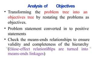 Project Management and analysis , evaluation | PPTX