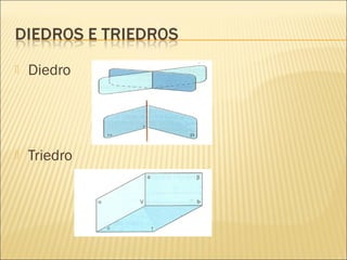  Diedro
 Triedro
 