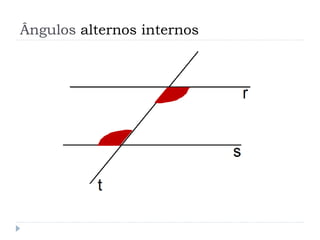 retas paralelas transversais | PPTX