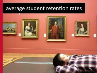 Constructive alignment
                                    (Prof. John Biggs, 1999)
               outcomes




                                                          outcomes




                                                                                                 outcomes
designed to meet learning




                                           designed to meet learning




                                                                                  designed to meet learning
                            Learning                                   Intended                               Assessment
                            and                                        Learning                               Method
                            Teaching                                   Outcomes
                            activities




•Students construct meaning from what they do to learn.

•The teacher aligns the planned learning activities with the learning outcomes.
                                                                                                                      14
 