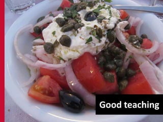 1. Learning is         5. Learning is like
   everywhere                   eating

   2. Learning is           6. Learning is
   experiencing              relearning

3. Learning is change       7. Learning is
                             unlearning

   4. Learning is       8. Learning is a want,
    important                not a need
 