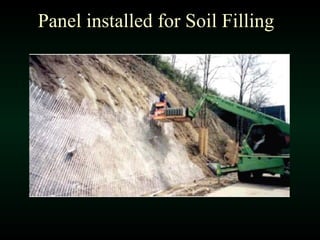 Panel installed for Soil Filling 