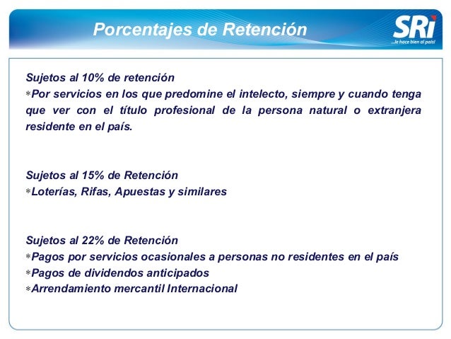 Porcentaje De Retencion Por Servicio | retenciones en la fuente iva y renta Porcentaje De Retencion Por Servicio | retenciones en la fuente iva y renta