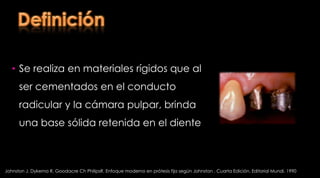 MILLAN DE RODRIGUEZ B. Pernoscolados versus pernosprefabricados. http://www.dynabizvenezuela.com/images/dynabiz/ID3887/siteinfo/Pernos%20Colados%20Versus%20Pernos%20Prefabricados.pdf 