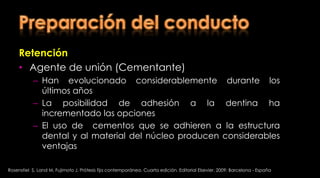 Principios para la preparaciónConservación de la estructura dentalCoronaEl conservar la mayor parte posible de estructura dental coronaria  ayuda a reducir la concentración de tensión en el margen gingival y reducir la posibilidad de fractura.