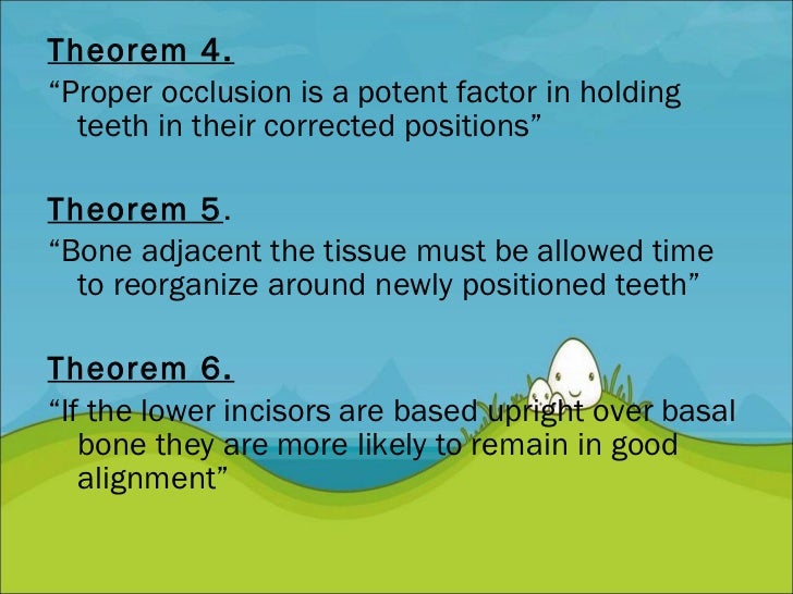 Retention and Relapse in orthodontics