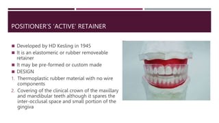 RETENTION AND RELAPSE IN ORTHODONTICS | PPTX