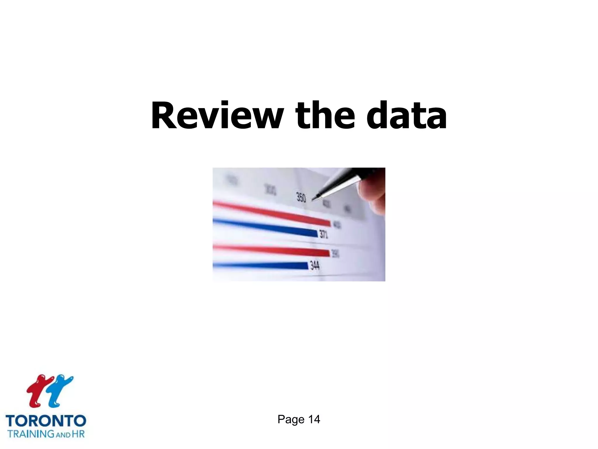 Page 14
Review the data
 