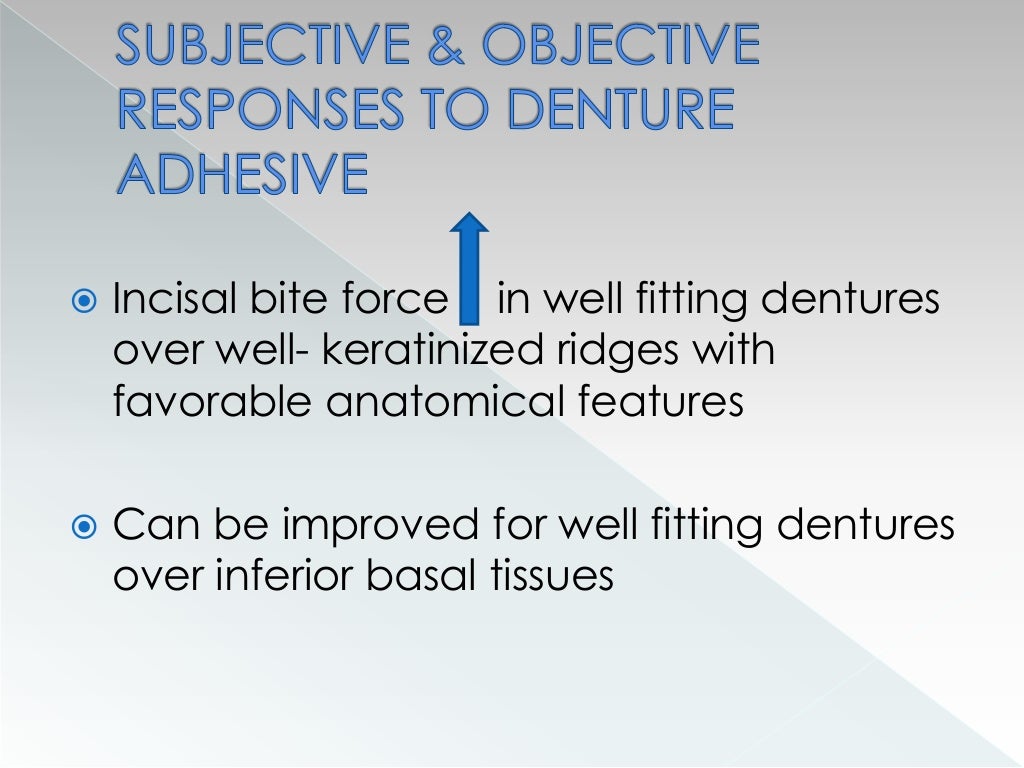 Retention of complete dentures