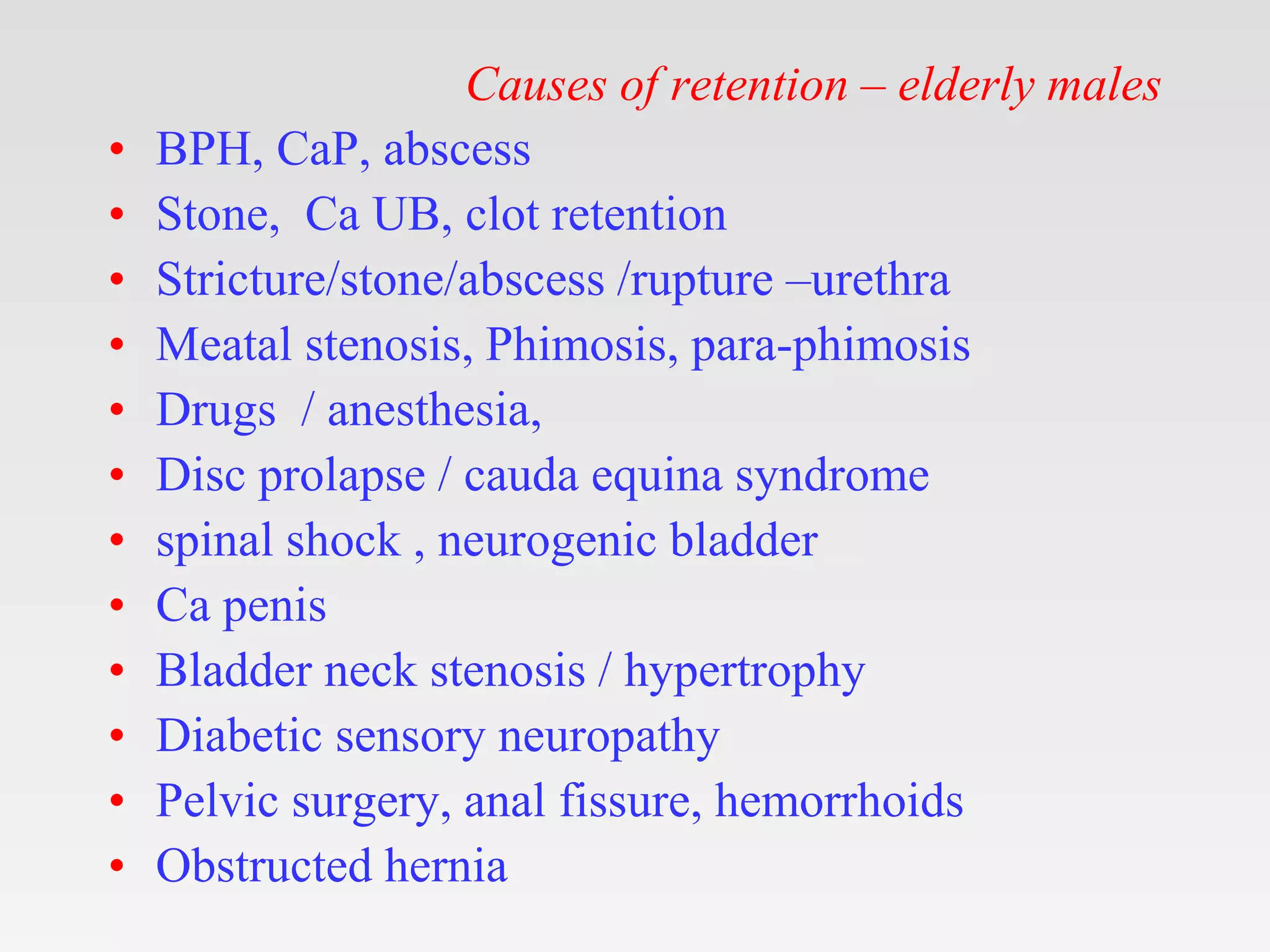 Procolase Cap Retention of urine.pptx