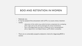 Luts Boo urinary retentions all causes and treatment, including acute and ...