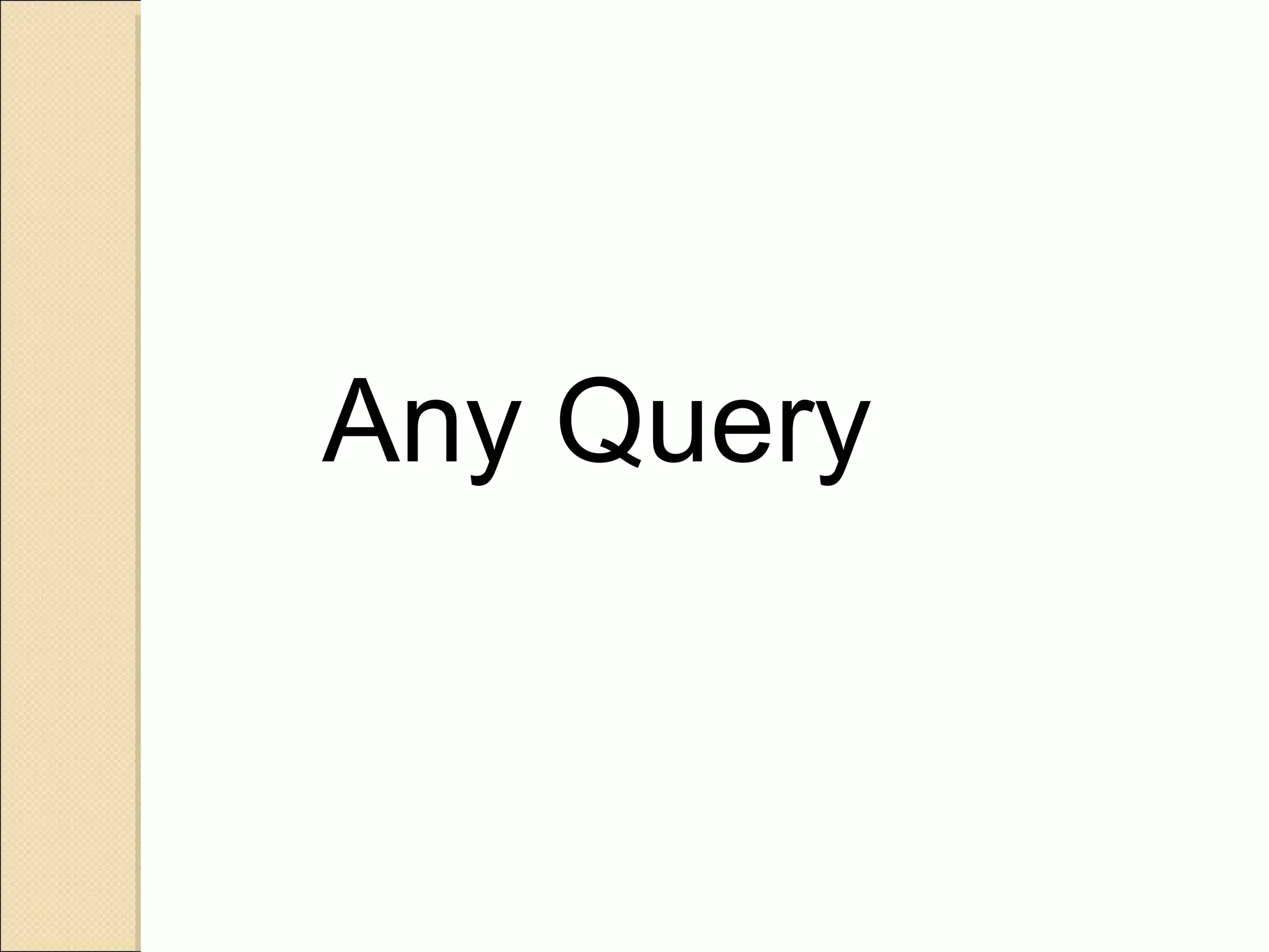 Any Query
 