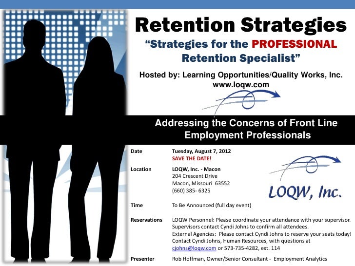 retention strategies strategies for the professional retention spe learning opportunities quality works