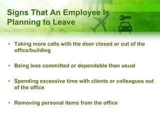 RETENTION
STRATEGIES
Selection
The right person, in the right seat, on the right bus is the starting point
Retain
Keep a close eye & earon the ground
Development
Mould them(especially the high potentials)
Compensation
Competitive total package
 
