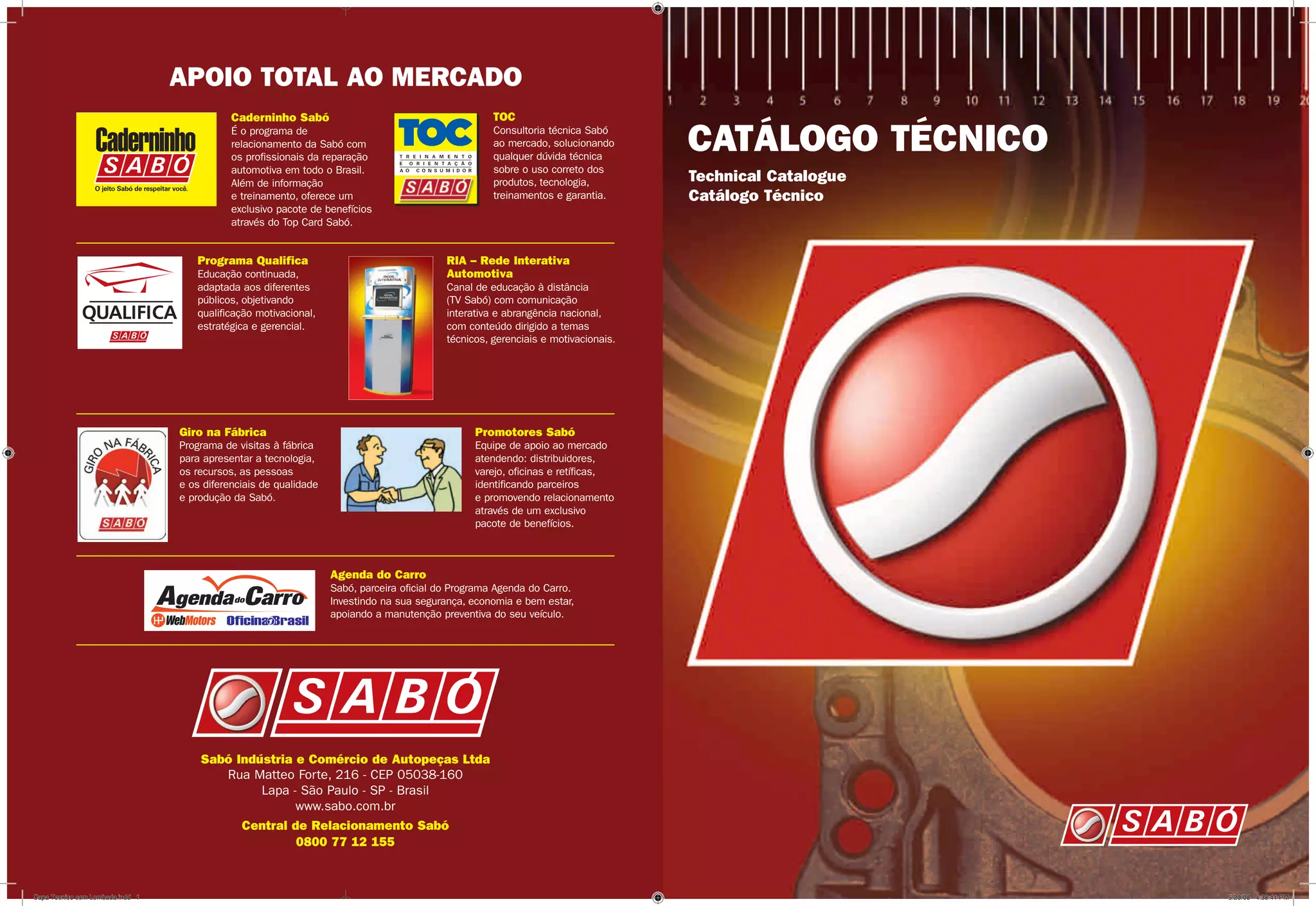 Catalogo de Retentor Sabo PDF