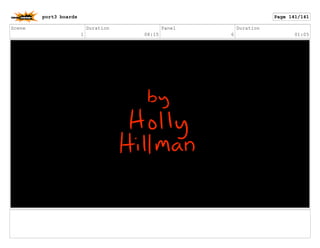 Scene
1
Duration
08:15
Panel
6
Duration
01:05
port3 boards Page 141/141
 