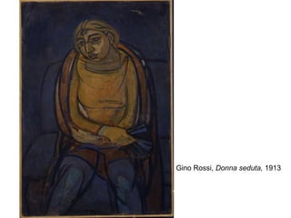 Gino Rossi,  Donna seduta,  1913 