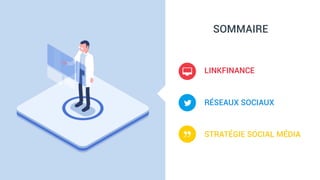 SOMMAIRE
LINKFINANCE
STRATÉGIE SOCIAL MÉDIA
RÉSEAUX SOCIAUX
 