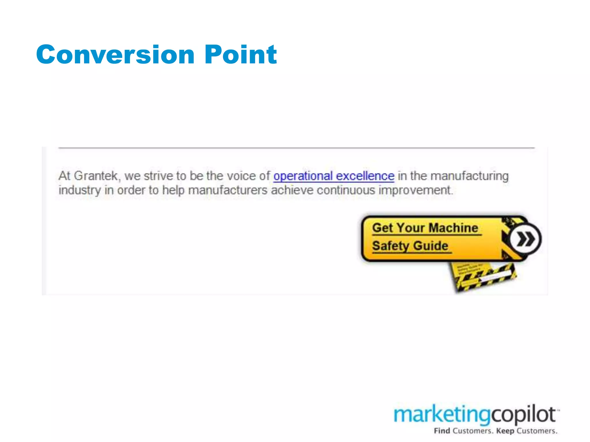 Conversion Point
 