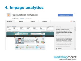 4. In-page analytics
 