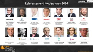 Referenten und Moderatoren 2016
www.connected-customer.com/de
 