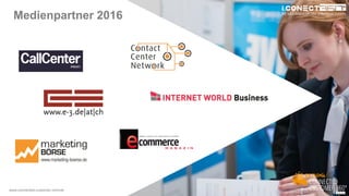 www.disruptive-technologies.de
Medienpartner 2016
www.connected-customer.com/de
 
