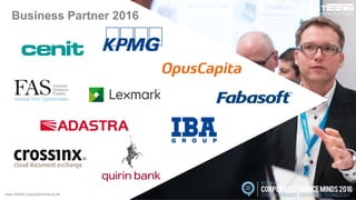 www.disruptive-technologies.de
Business Partner 2016
www.rethink-it-security.dewww.rethink-corporate-finance.de
 