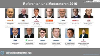 www.disruptive-technologies.de
Referenten und Moderatoren 2016
www. http://rethink-hrtech.dewww.rethink-corporate-finance.de
 