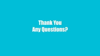 Thank You
Any Questions?
 