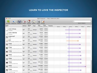 LEARN TO LOVE THE INSPECTOR
 