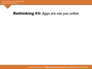 Local by Social - Rethinking apps
