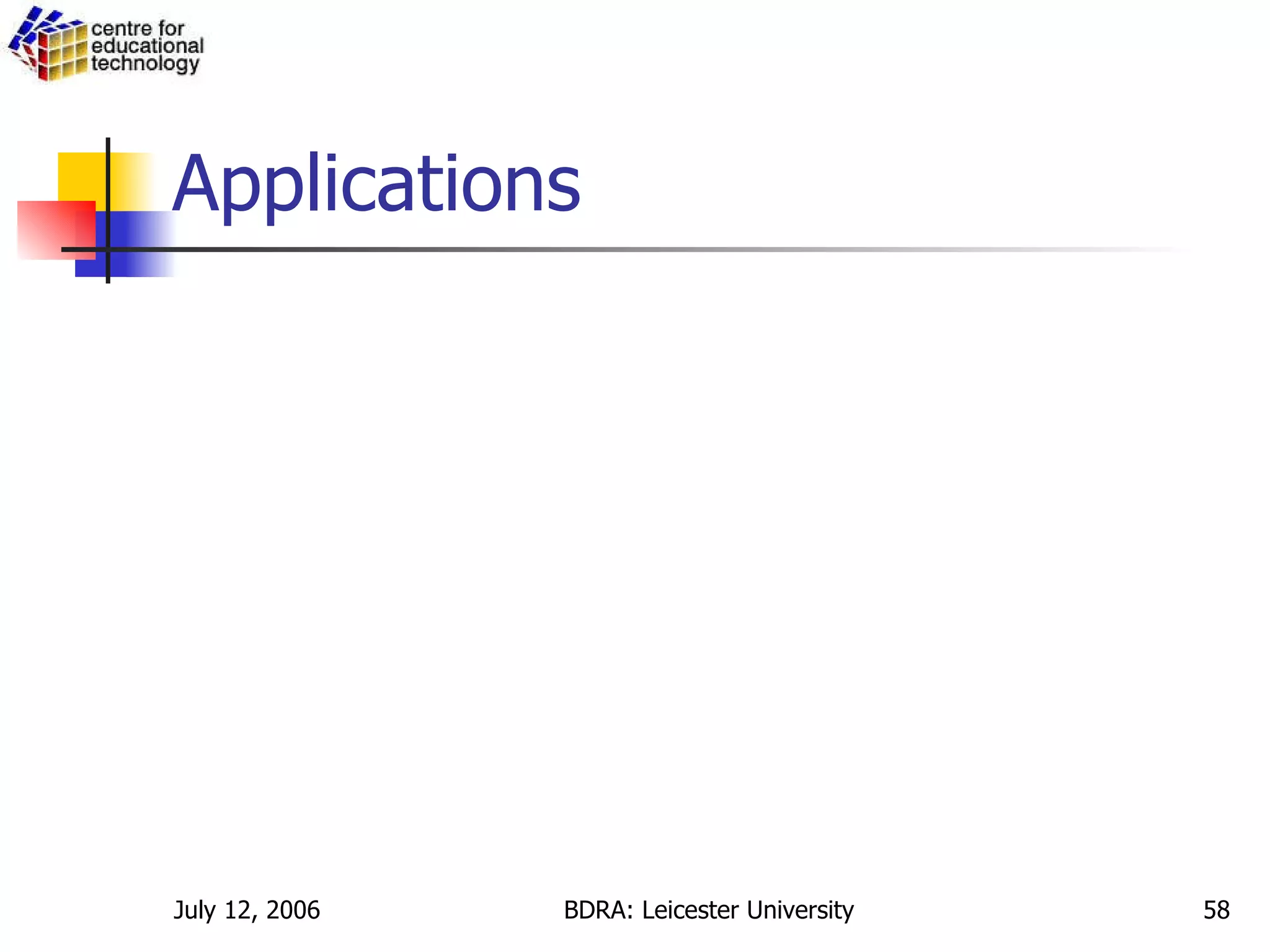 Applications 