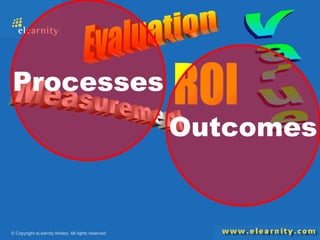 ROI Evaluation Value Measurement Outcomes Processes 