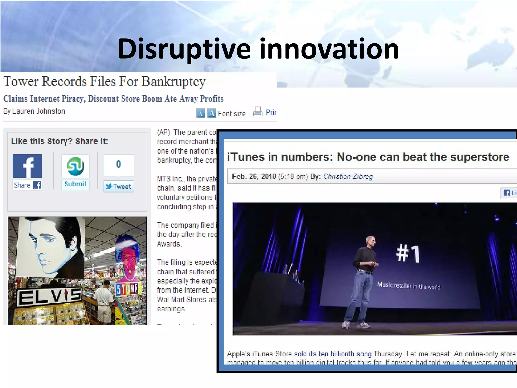Disruptive innovation
 