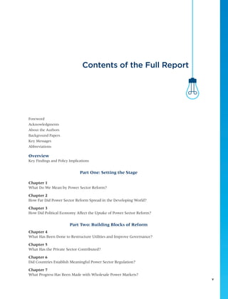 Rethinking power sector reform in the developing world | PDF