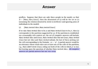 Answer
13
 