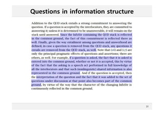 Questions in information structure
31
 