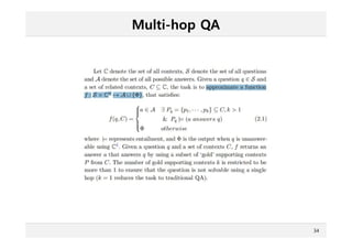 Multi-hop QA
34
 
