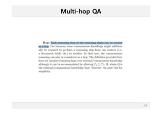 Multi-hop QA
37
 