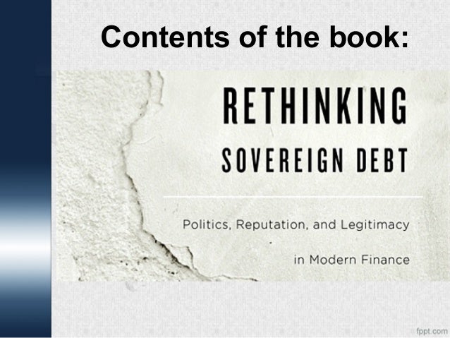 Rethinking Sovereign Debt