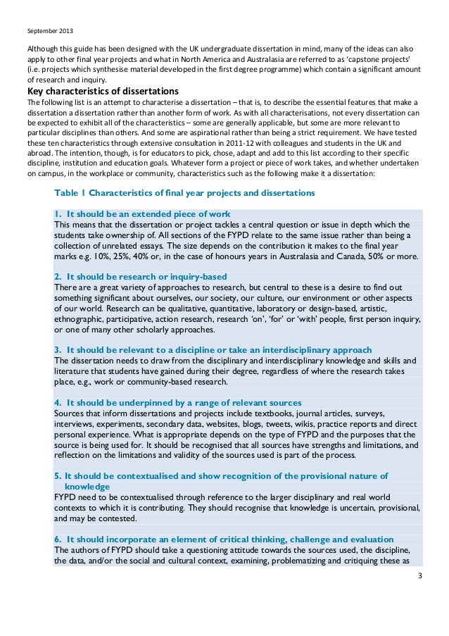 Thesis project examples scholarly context